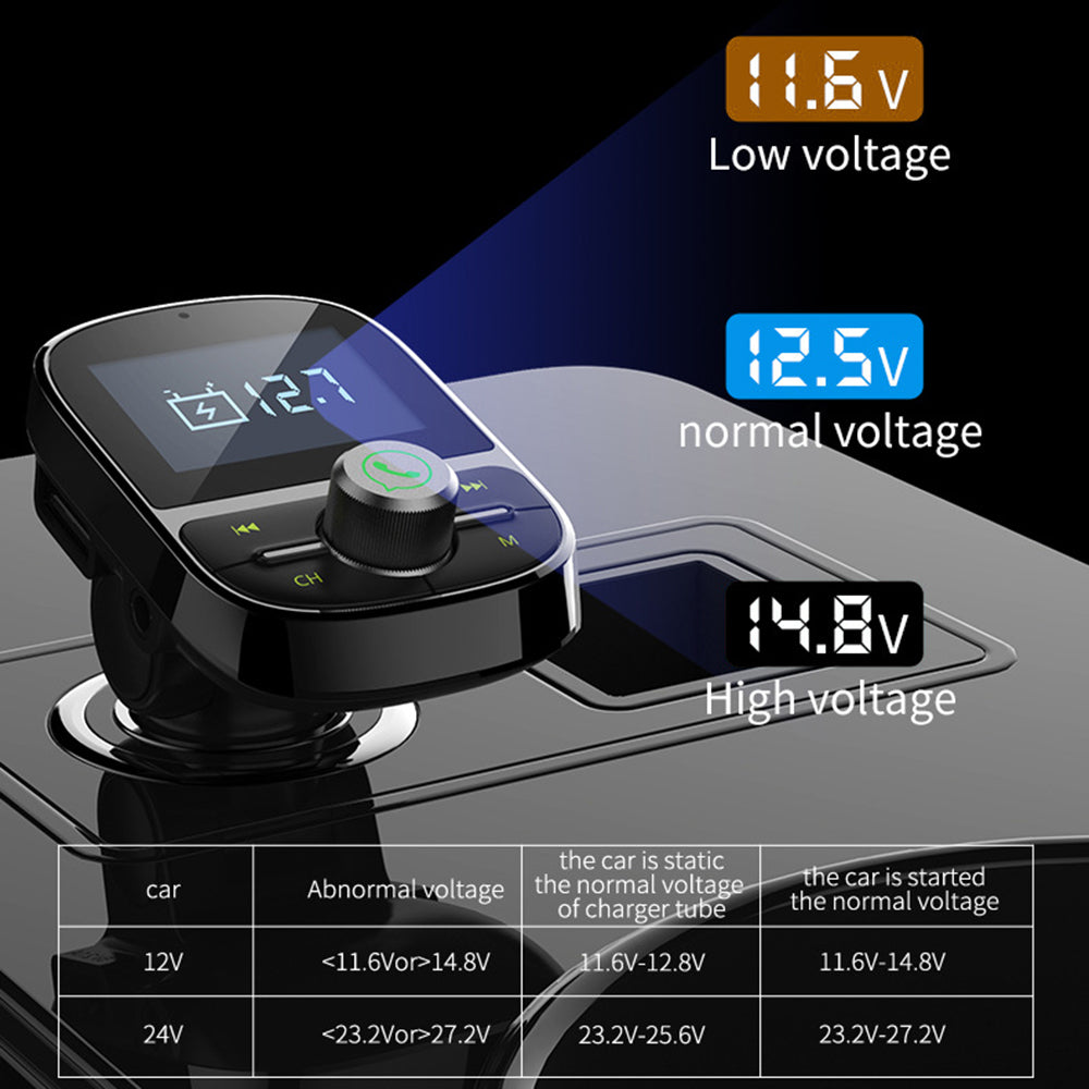 HY92 Car Bluetooth FM Transmitter Dual USB Fast Charger Car MP3 Player Car Kit Accessories with Song Lyrics Digital Display HY92 Car Bluetooth FM Transmitter Dual USB Fast Charger Car MP3 Player Car Kit Accessories with Song Lyrics Digital Display